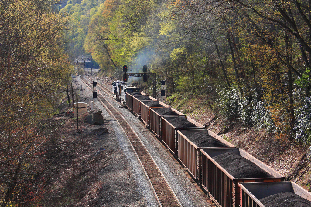 A coal train near Cotton Hill, WV