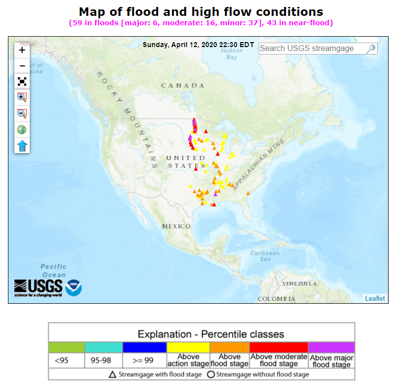 Continued Social Distancing Critical for US Regions Where Flooding and ...