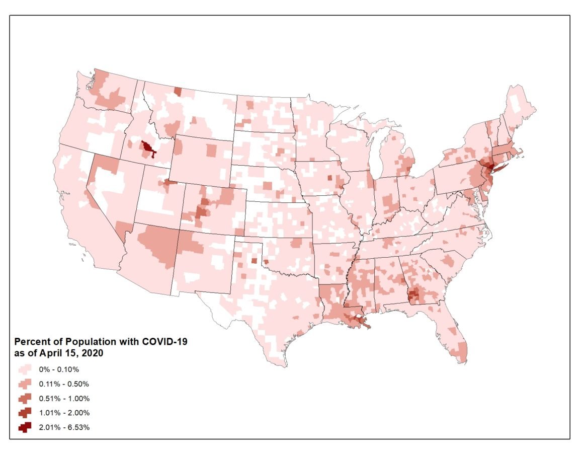 Maps Showing Where Most Vulnerable Are Hardest-Hit by COVID-19 in the ...