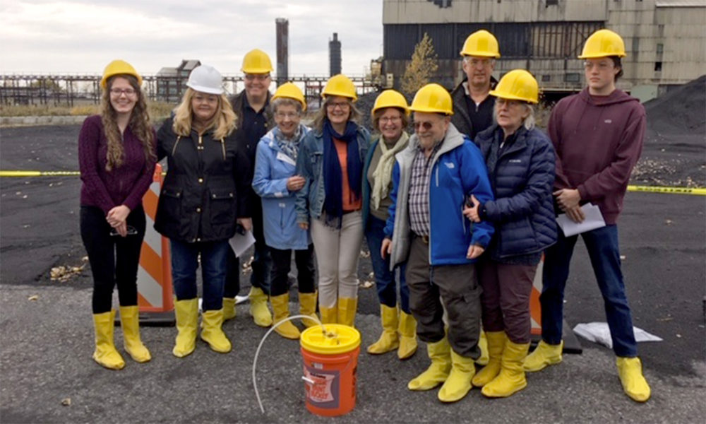 Community team working on environmental issues in Tonawanda, NY on environmental