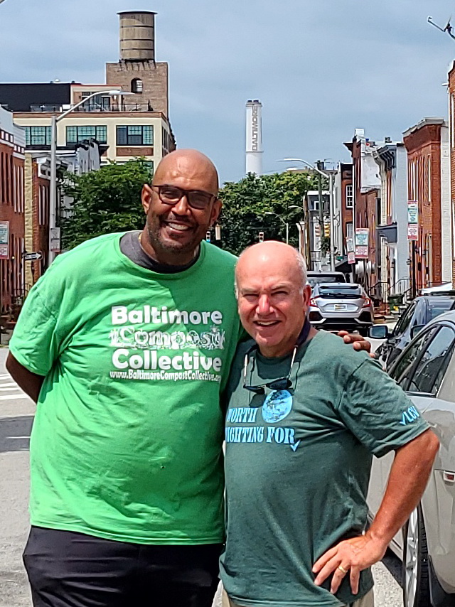 Two of the three co-authors, Marvin Hayes and Dave Arndt, pose for a photo