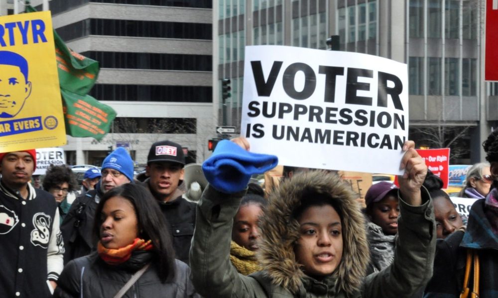Protest for voting rights