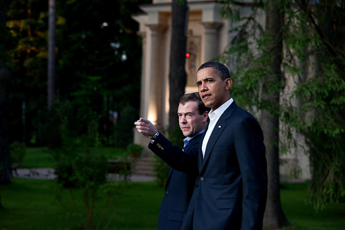 Obama-Medvedev New START talks
