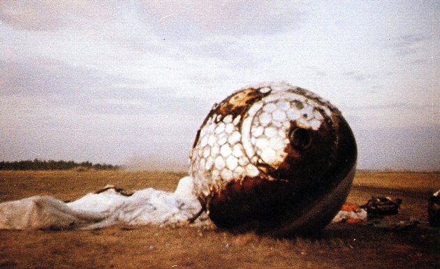 Vostok-1 capsule on the ground