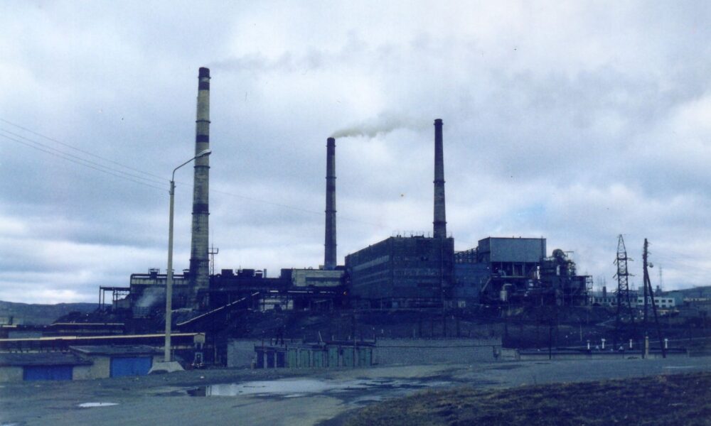 A Nornickel mine in Murmansk, Oblast, Russia.