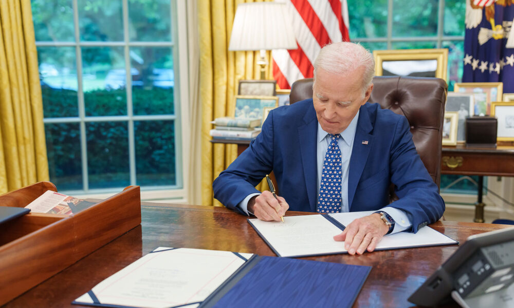 President Biden vetoes S.J. Res. 11 in June, 2023.