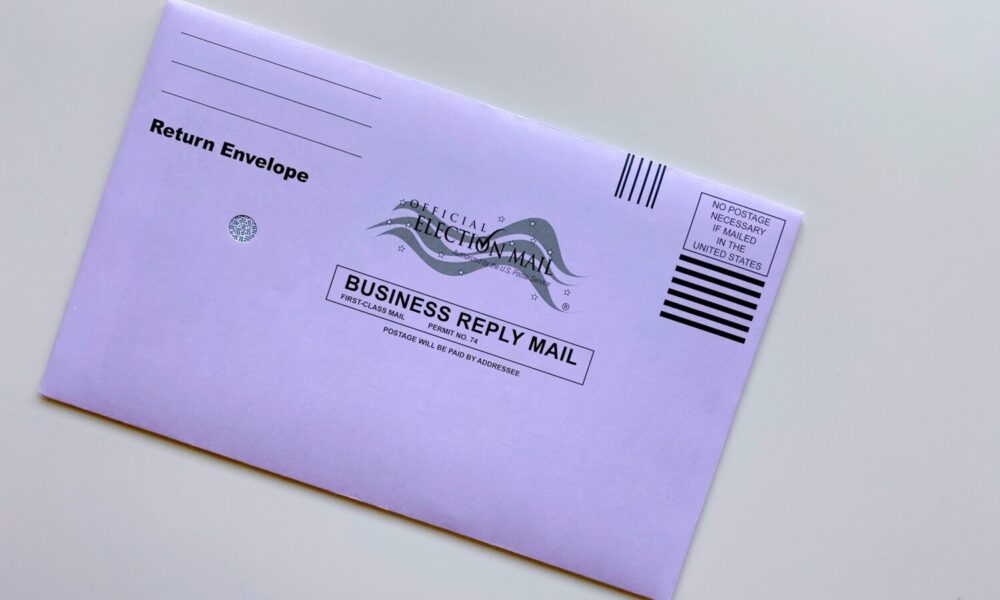 envelope for a mail ballot